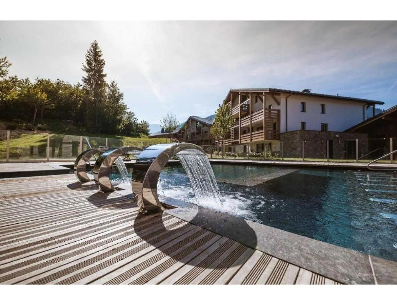 Exclusive Accommodation Terrace, Parking And Pool Megeve Apartment